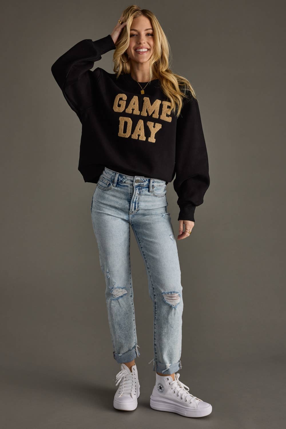 Black Game Day Sweatshirt