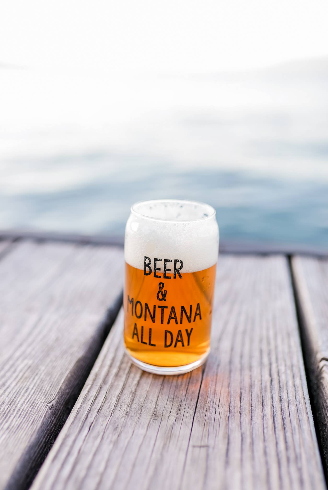 Montana Glassware-I love you like Montana