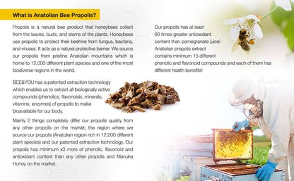 Bee & You Propolis + Vit D3 + Vit C + Zinc Shot