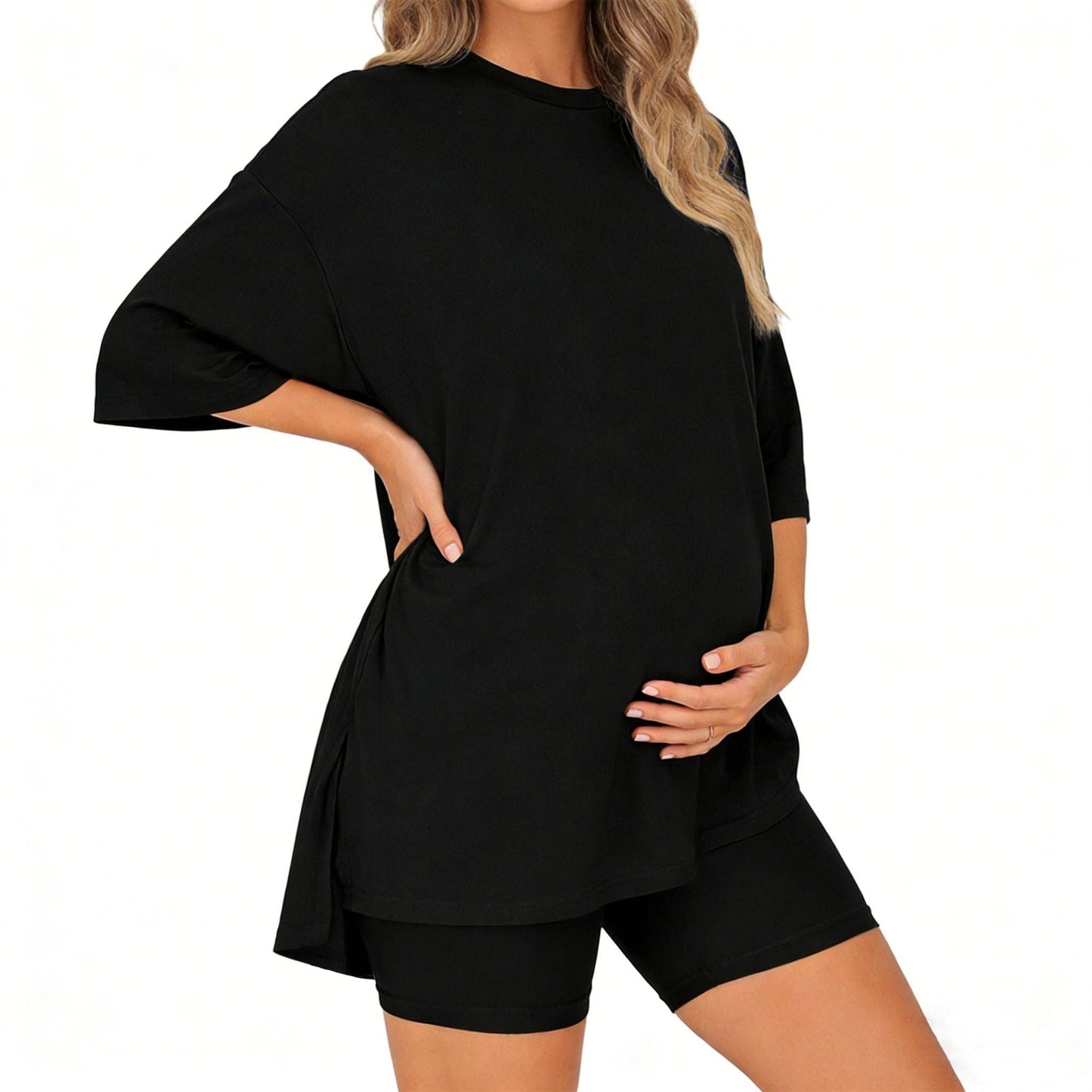 Summer Flow Relaxed Fit Maternity Lounge Activity Set