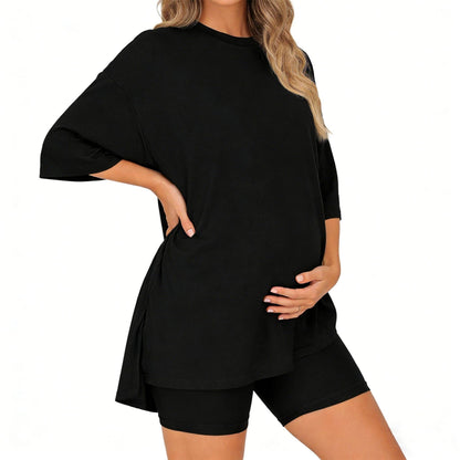 Summer Flow Relaxed Fit Maternity Lounge Activity Set