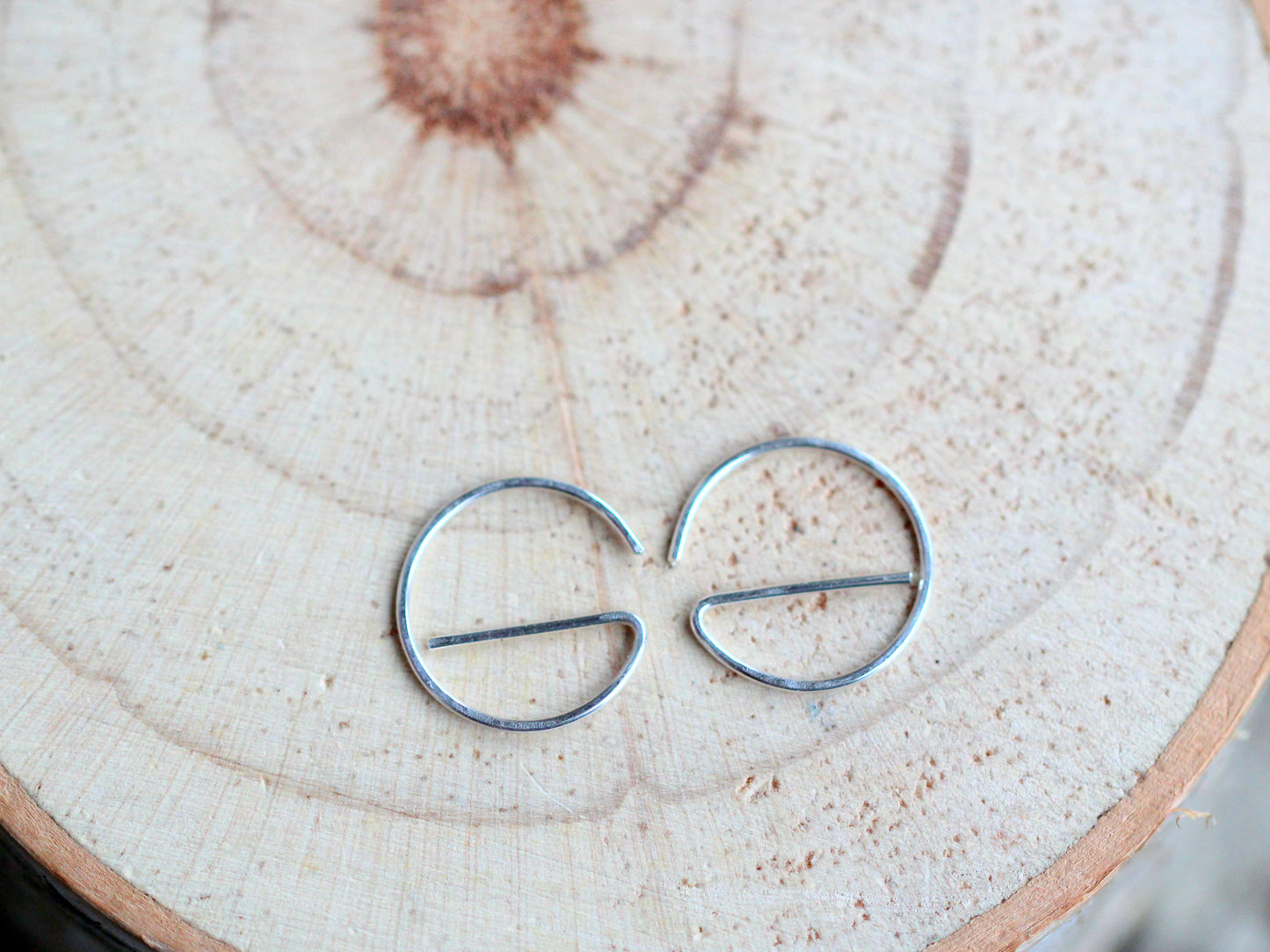 Tiny E Sliders: 14k Gold Filled