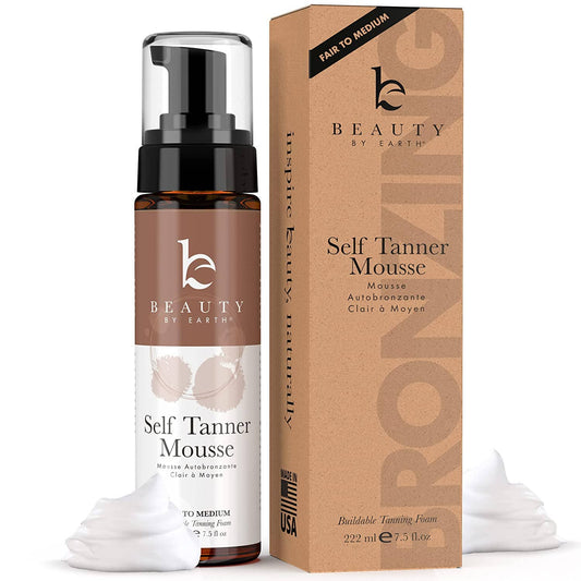 Beauty Self Tanner Body Tanning Mousse Medium to Dark