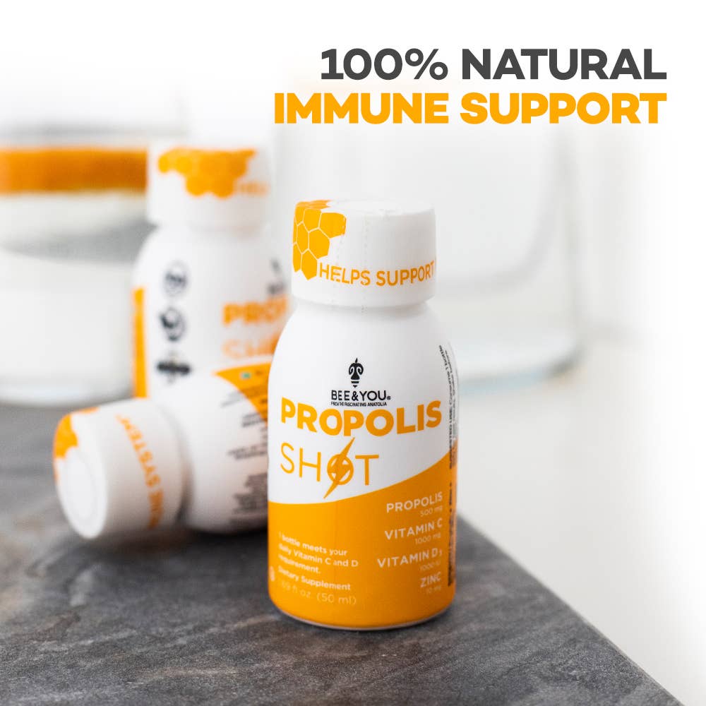 Bee & You Propolis + Vit D3 + Vit C + Zinc Shot