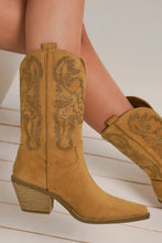 Load image into Gallery viewer, Whiskey Rhinestone Boots
