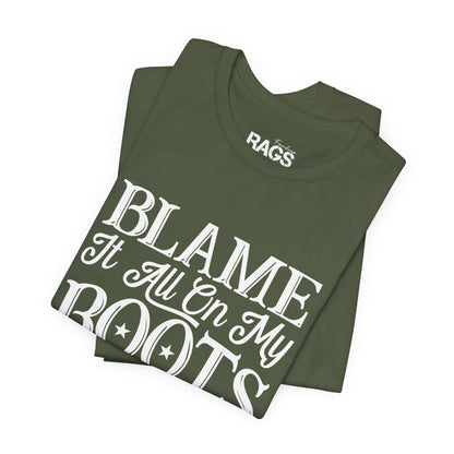 Blame It All On My Roots Country Graphic T-Shirt