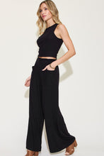 Load image into Gallery viewer, Basic Bae Tank and Wide Leg Pants Set
