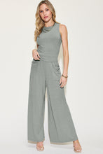 Load image into Gallery viewer, Basic Bae Tank and Wide Leg Pants Set
