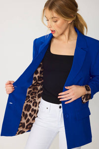 Jett Leopard Blazer