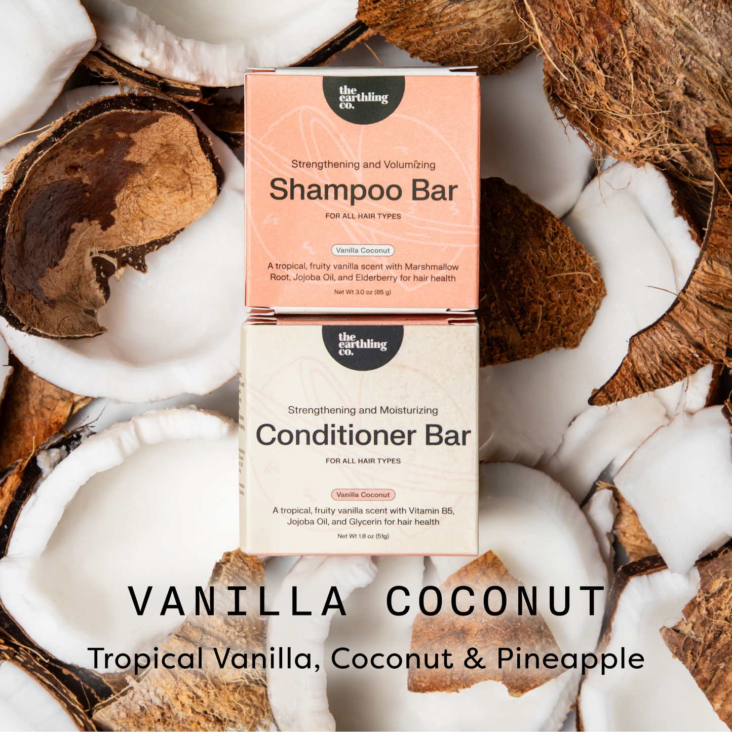Shampoo & Conditioner Set | Volumizing | Vanilla Coconut
