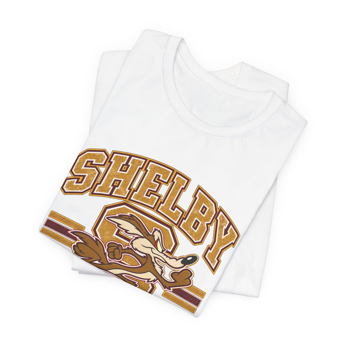 Shelby Coyotes School Spirit T-Shirt — Retro Mascot Tee