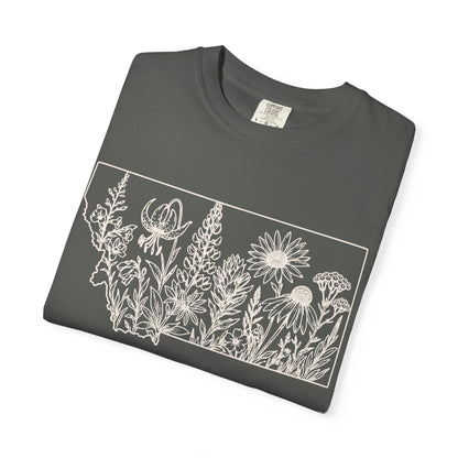 Montana Wildflowers Botanical T-Shirt