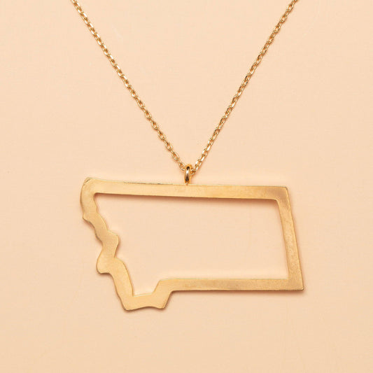 Last Best Place Necklace in Gold