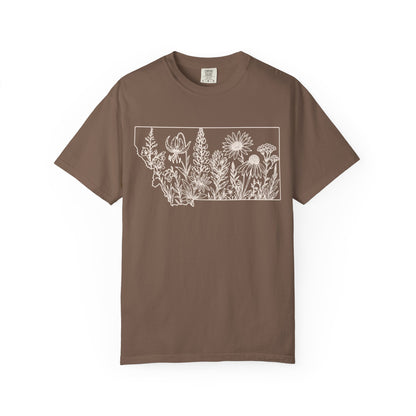 Montana Wildflowers Botanical T-Shirt