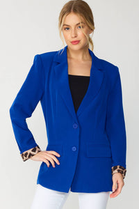 Jett Leopard Blazer