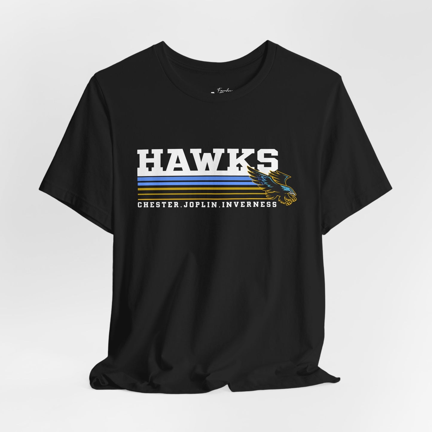 Hawks Vintage Stripes T-Shirt — Chester Joplin Inverness Team Tee