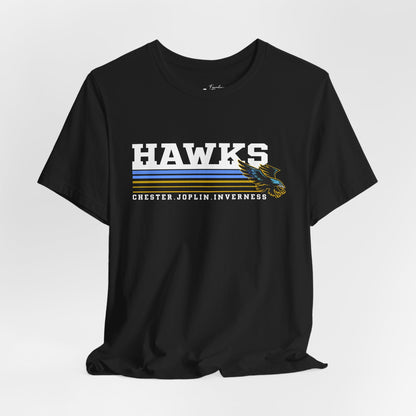 Hawks Vintage Stripes T-Shirt — Chester Joplin Inverness Team Tee