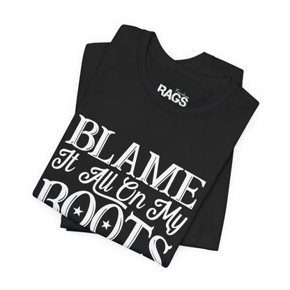 Blame It All On My Roots Country Graphic T-Shirt