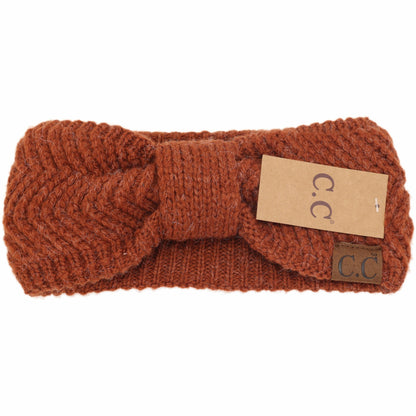 Chevron Knit Knot Women's Headband