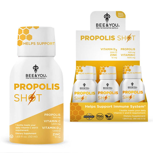 Bee & You Propolis + Vit D3 + Vit C + Zinc Shot