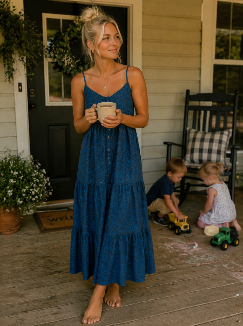 The Midnight Meadow Dress