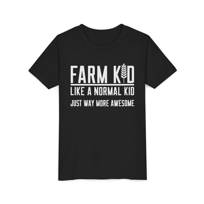 Farm Kid Short Sleeve Tee — Awesome Farm Kid T-Shirt Gift