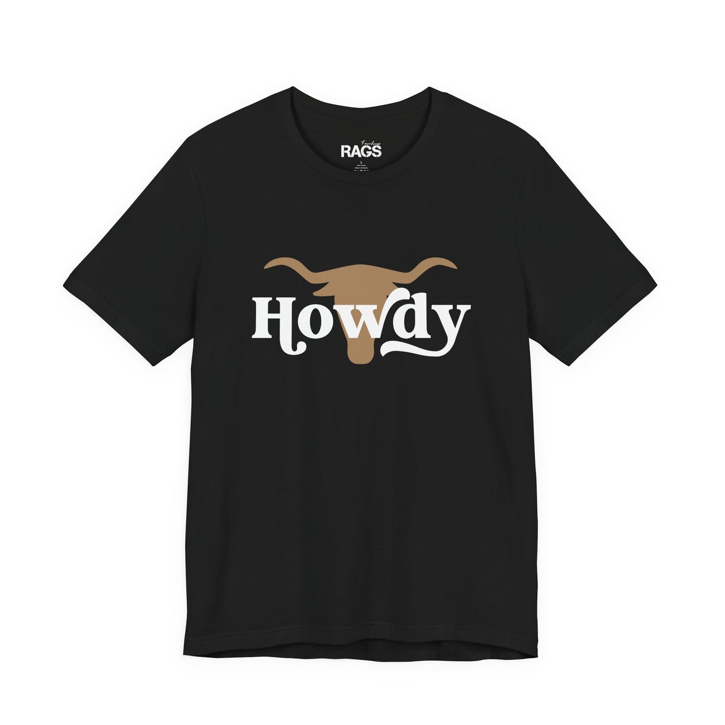 Howdy Longhorn T-Shirt — Western Cowboy Graphic T-Shirt