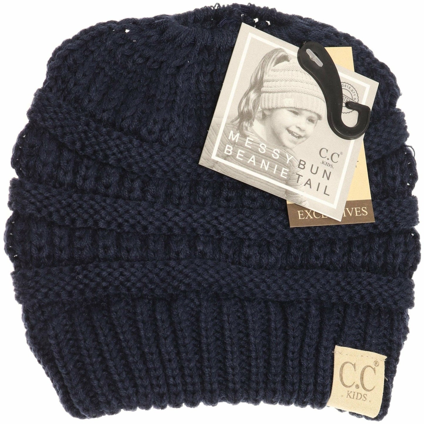 Kids Classic CC Ponytail Beanie