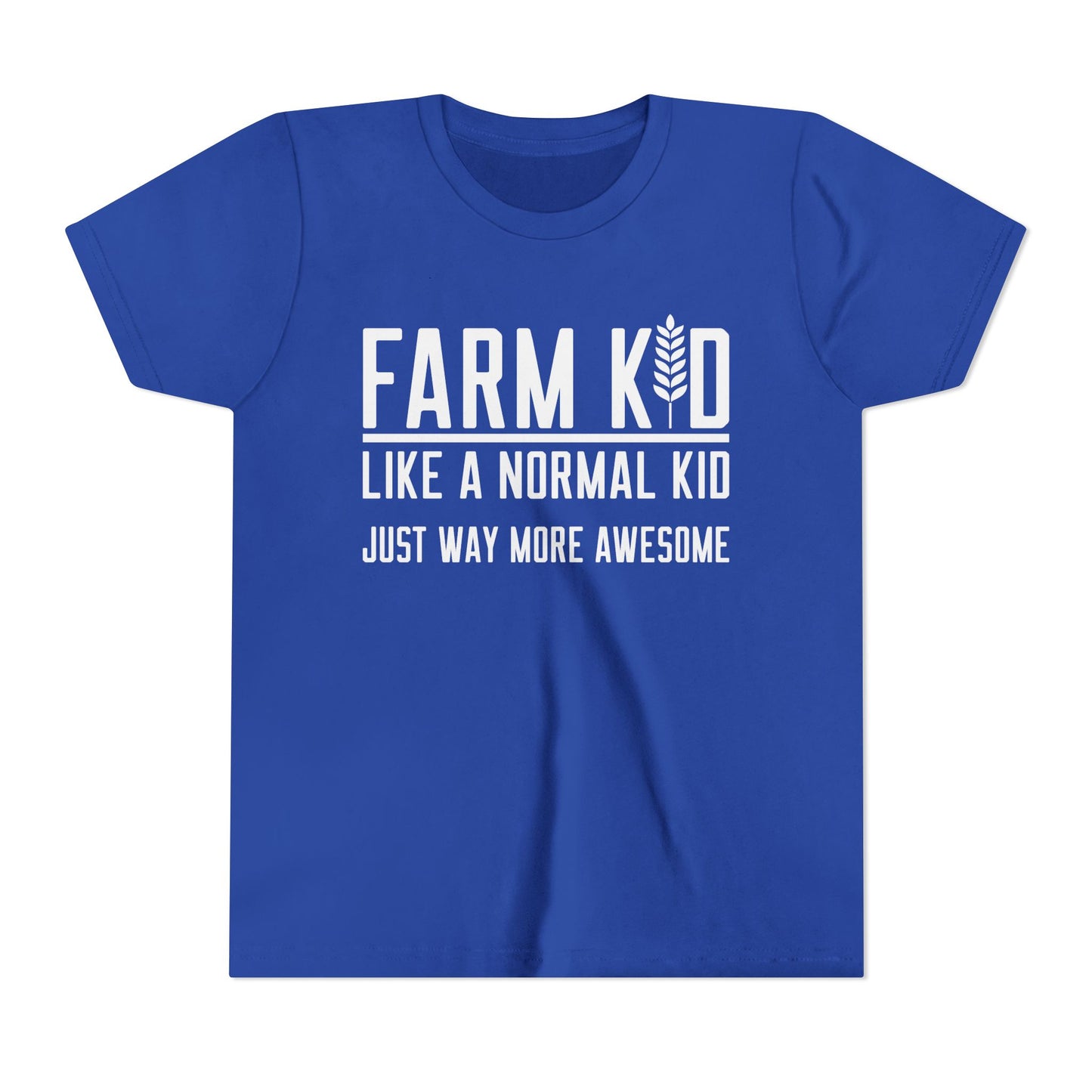 Farm Kid Short Sleeve Tee — Awesome Farm Kid T-Shirt Gift