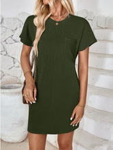 Load image into Gallery viewer, Grind Short Sleeve Mini Dress
