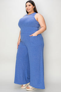Basic Bae Tank and Wide Leg Pants Set