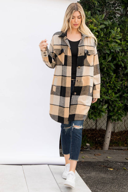Caramel Buffalo Shacket