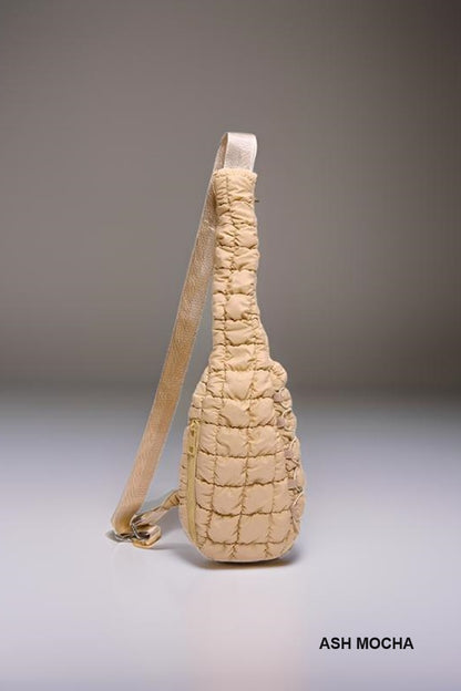 Quincy Quilted Puff Sling Bag