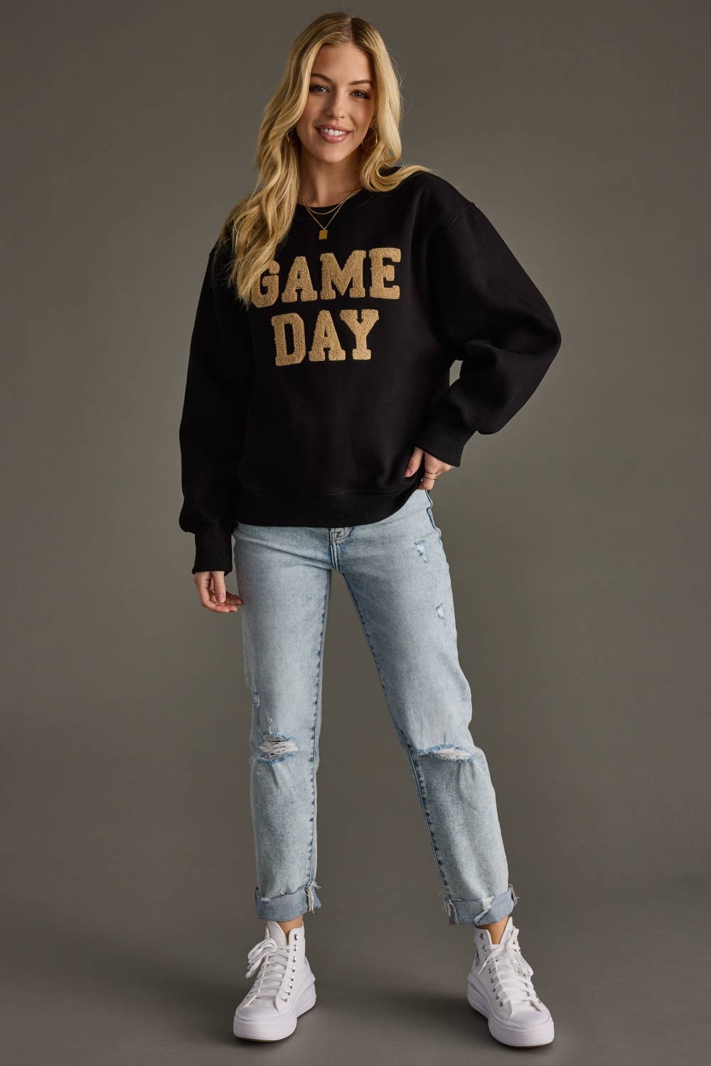 Black Game Day Sweatshirt