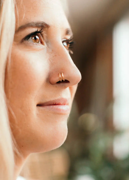 Tiny Twist Earrings | 14kt Gold Fill + Sterling Silver