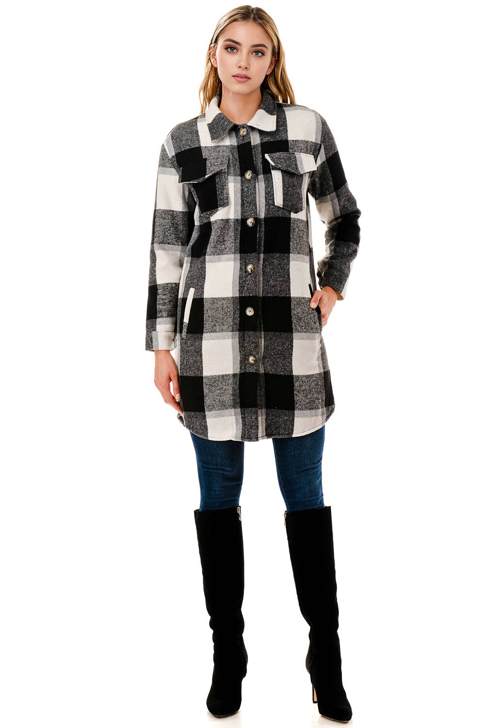 London Fog Flannel Shacket