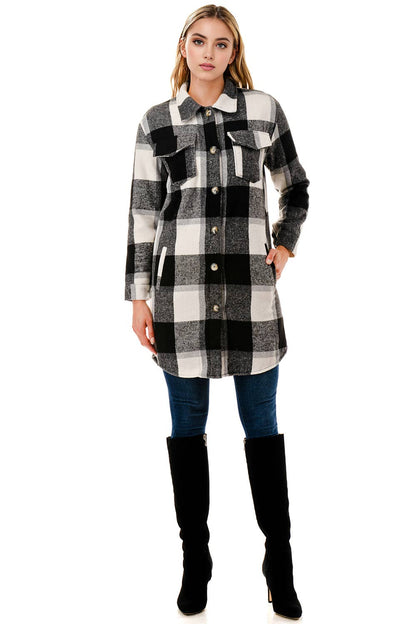 London Fog Flannel Shacket