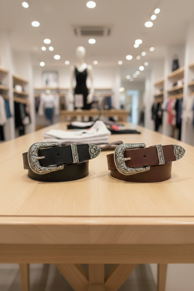 Layne Western Buckle Belt
