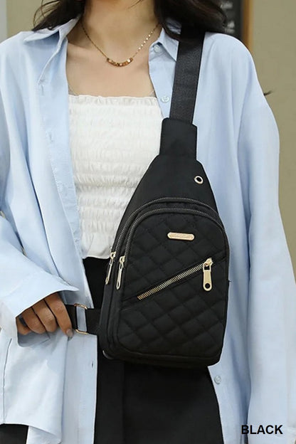 Quincy Quilted Crossbody Sling
