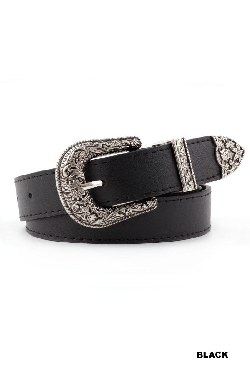 Layne Western Buckle Belt