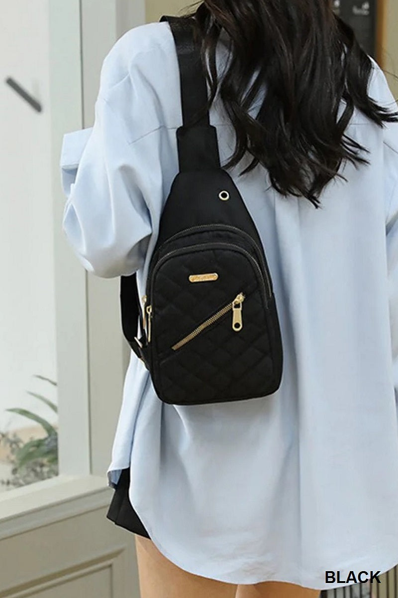Quincy Quilted Crossbody Sling