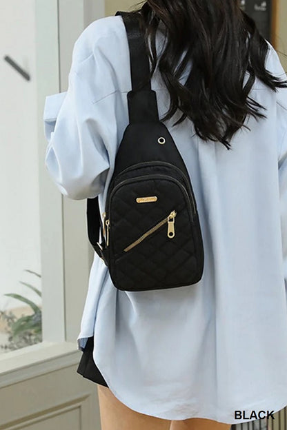 Quincy Quilted Crossbody Sling