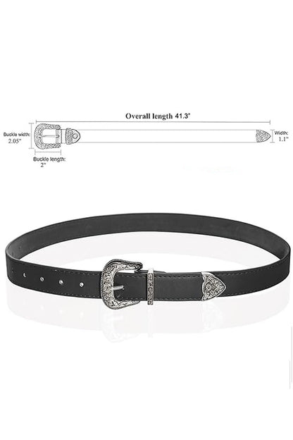 Layne Western Buckle Belt