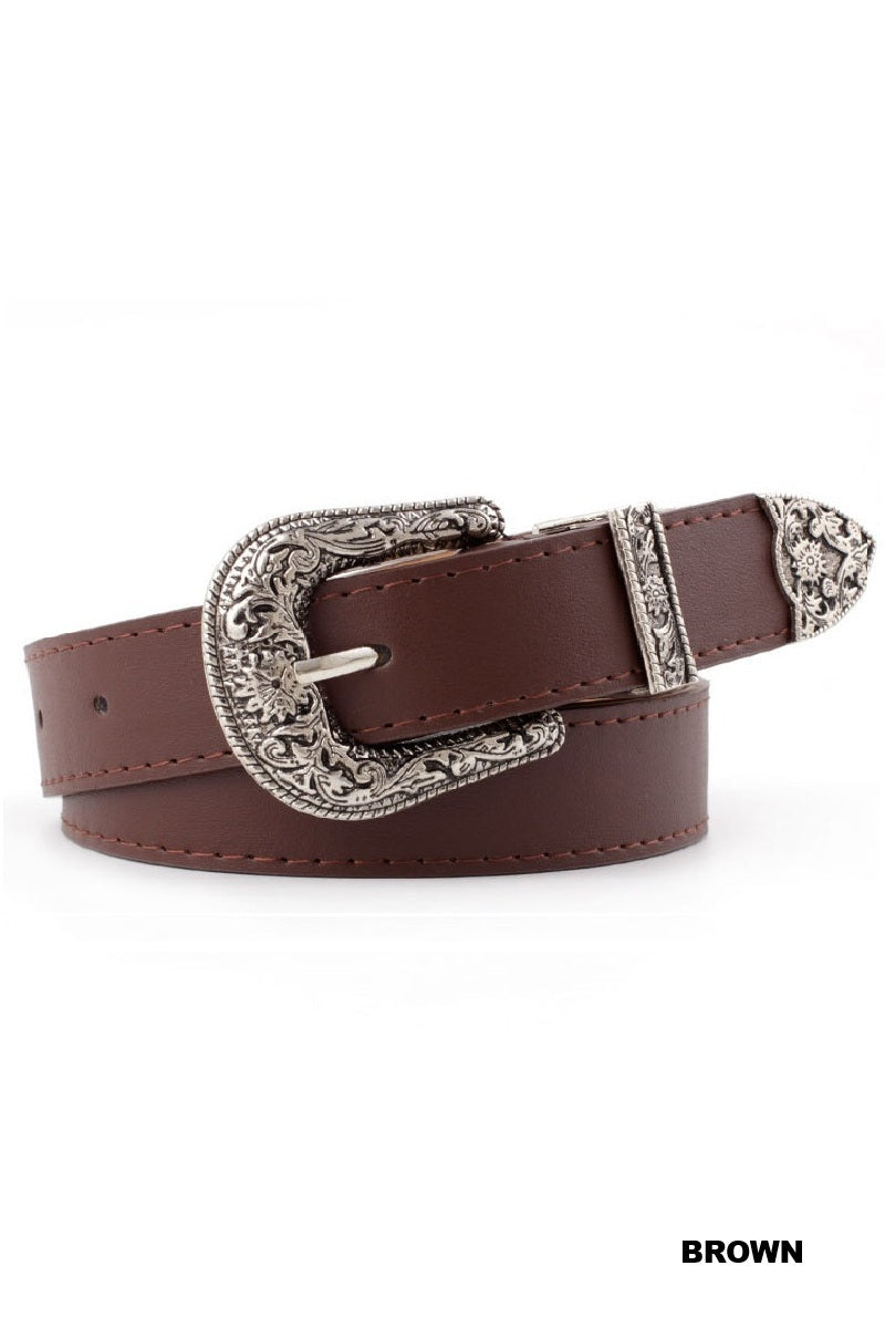 Layne Western Buckle Belt