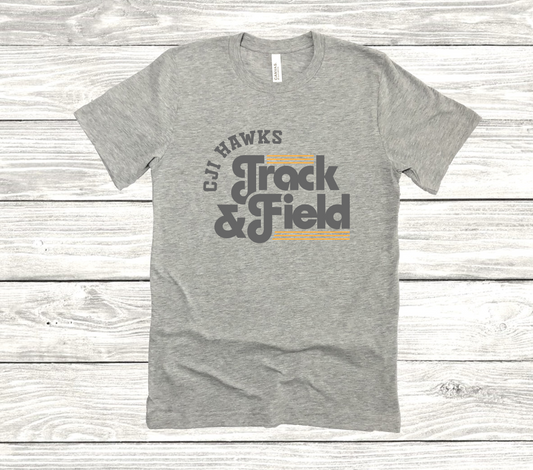 CJI Hawks  Retro Track and Field