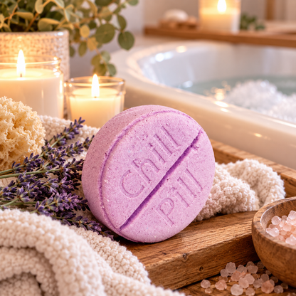 Chill Pill Lavender Bath Bomb