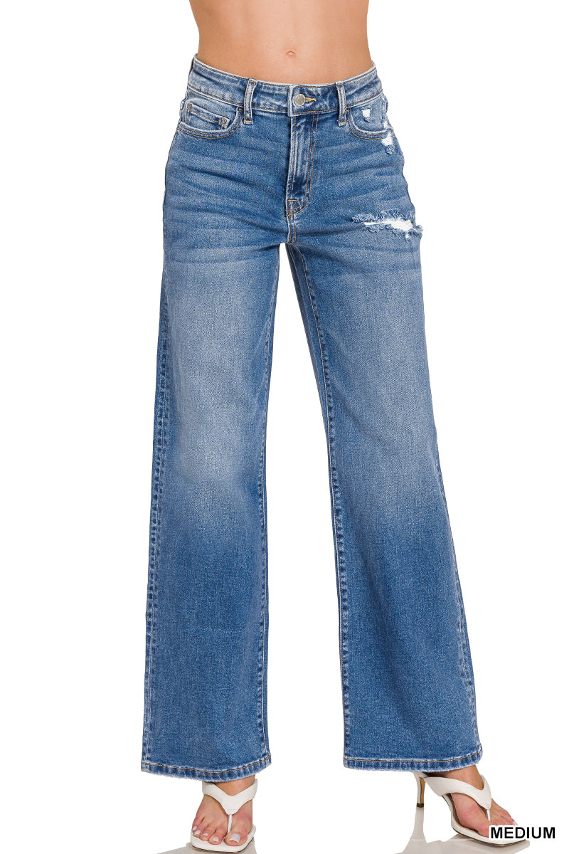 Farmhouse Straight Denim Dark Wash Jeans