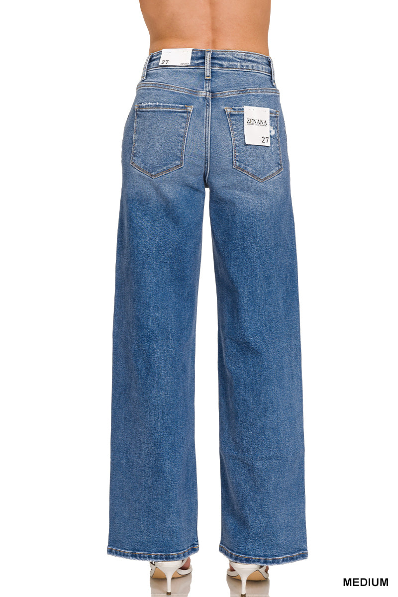 Farmhouse Straight Denim Dark Wash Jeans