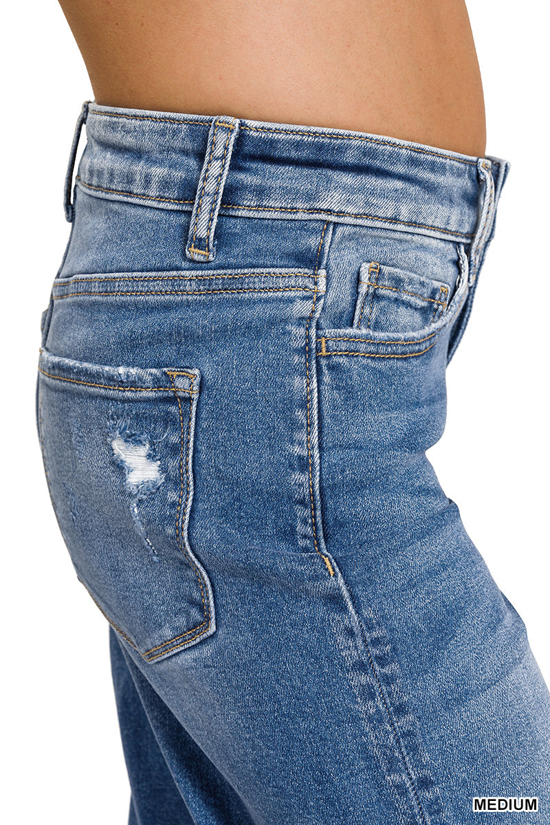 Farmhouse Straight Denim Dark Wash Jeans