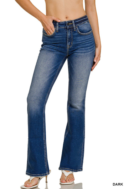 Farmhouse Dark Wash Bootcut Denim Jeans